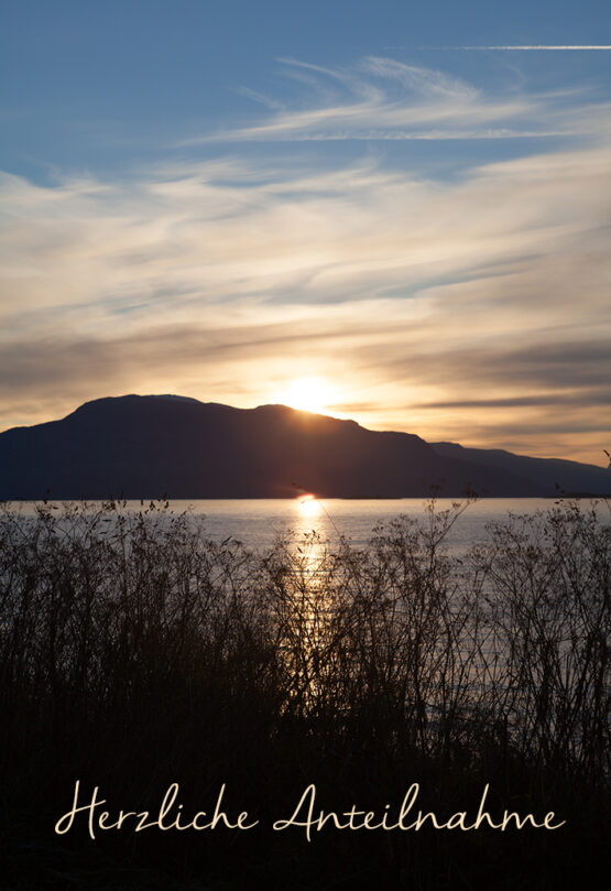 Sonnenuntergang am See
