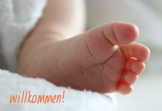 willkommen! - Babyfüsschen